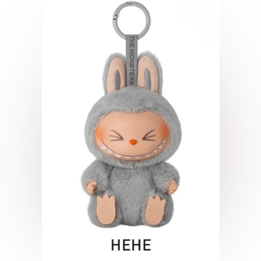 LABUBU “HeHe” – Have A Seat Series Vinyl Plush Keychain Figure | POP MART | NIB